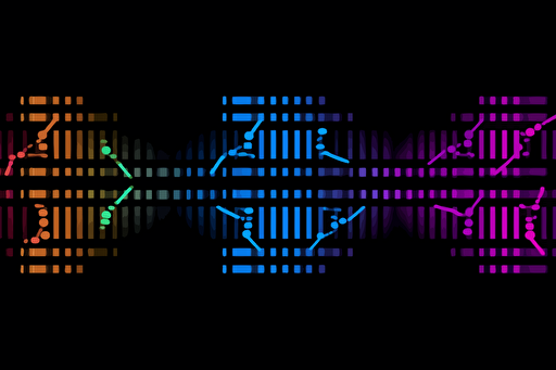 DNA sequence, simple vector art style