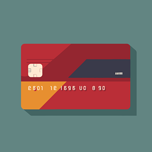 credit card, vector, flat, high resolution