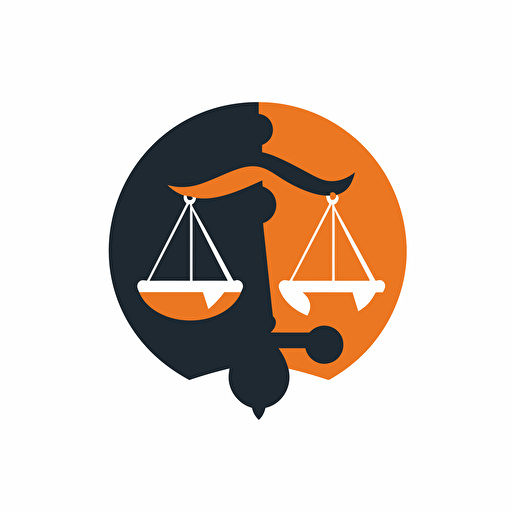 /vector flat legal knowledge answers logo