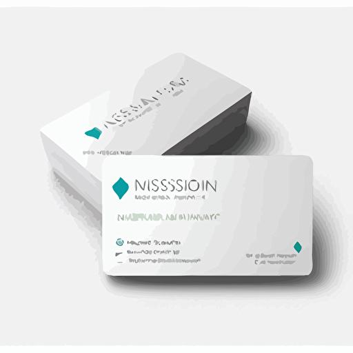 business card design for nuskin representative, simple, flat, vector, white background