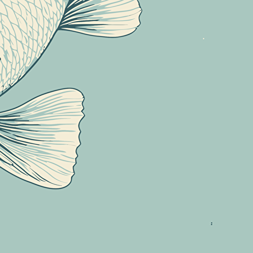 koi carp vector art outline , sketch