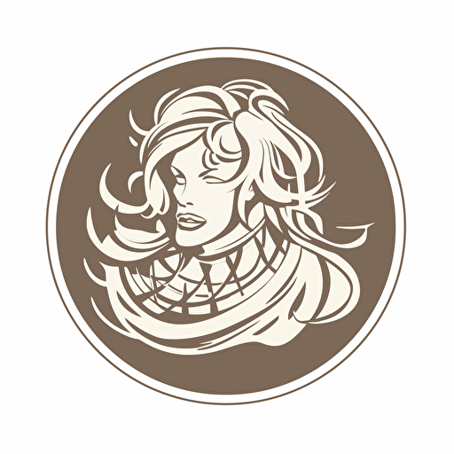 whipped waffles logo, vectorized image