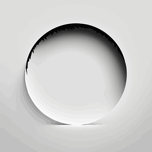 vector illustration, circle, white background, minimalist
