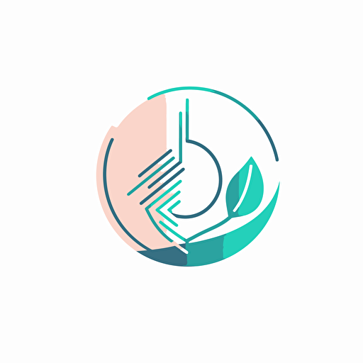 a vector logo for a health advice account on Instagram. Modern, stylish, lean.