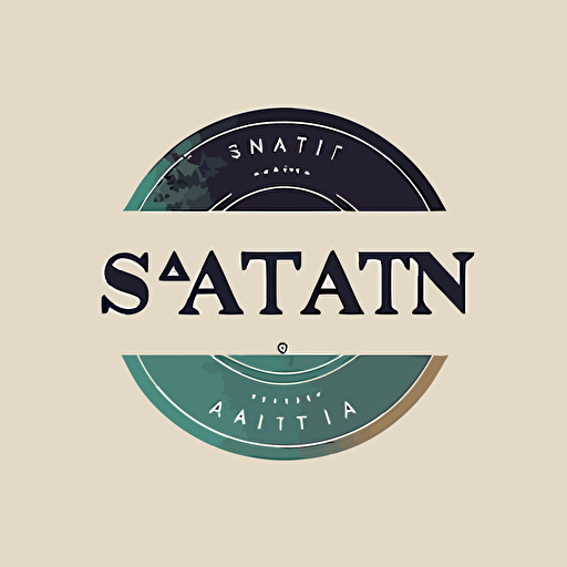 Logo for SaaS application called Kantian, vector, serif font, limited color palette
