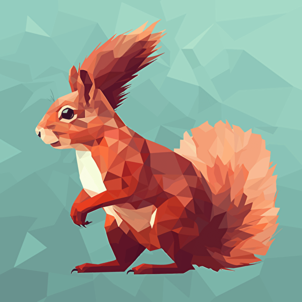 vector squirrel