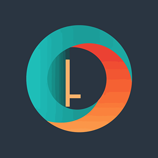 simple letter logo of "Meridian", flat 2d, vector