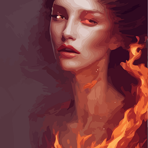 fashion portrait fire female 3d future torch flame harper bazaar vogue fashion magazine intricate concept art close ornate luxury elite elegant trending artstation ruan jia kenneth willardt ross tran wlop andrei riabovitchev