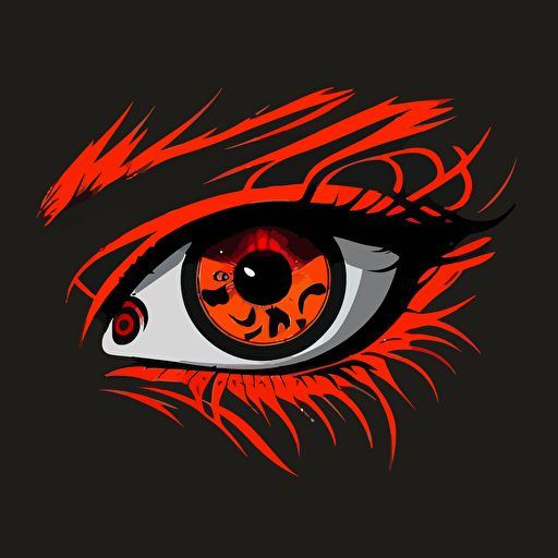 vector logo eye anime