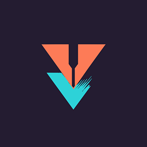 minimalist logo, vector, flat, letter Y, technology