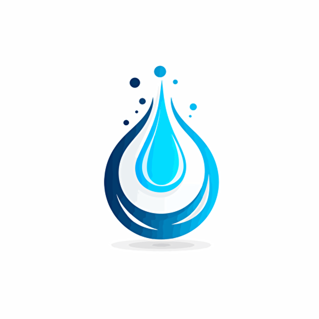plumbing business Logo, vector, drop of water
