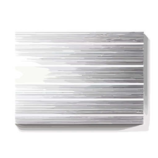 white horizontal line with subtle drop shadow vector