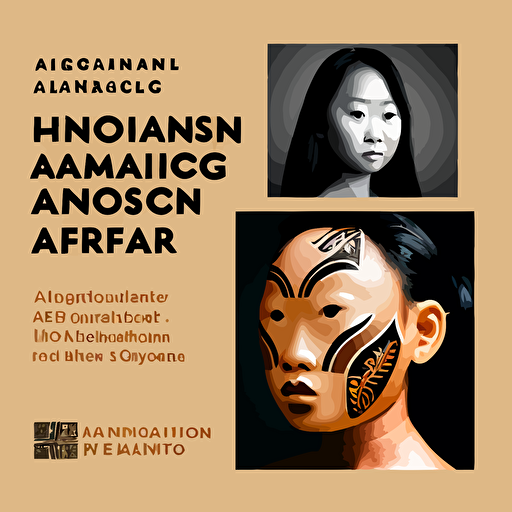 social media post for asian american pacific islander heritage month with using only vector images and no faces.