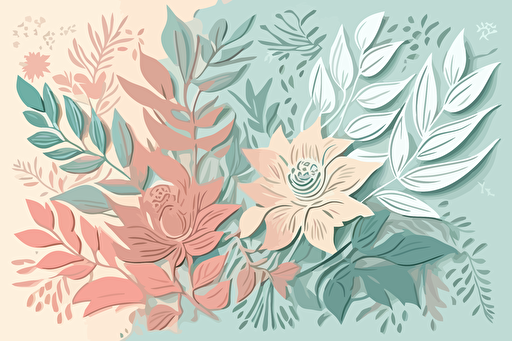 floral background, vector art, pastel color, most selling on microstock