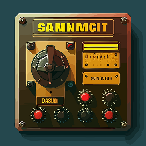 security panel, warning, danger, vector, illustration for use manual