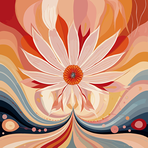 hilma klint painting vector art no shading