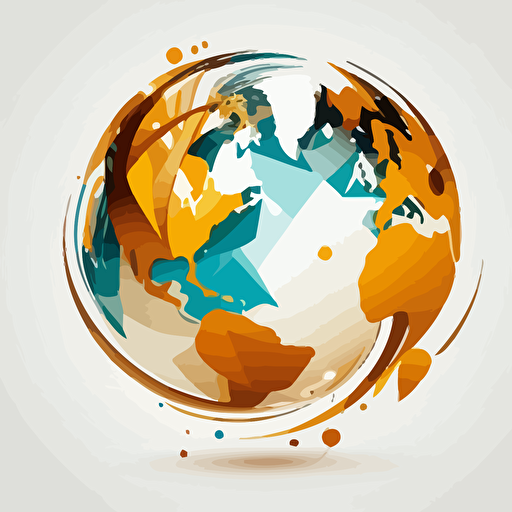 World logo, Vector, white background