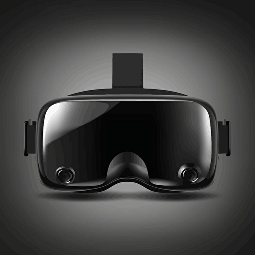 VR headset, vector