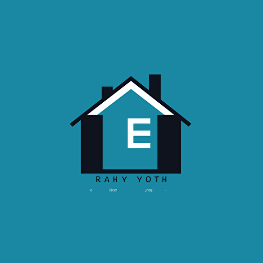 create a logo for a premium real estate company using F and E letters only , minimal, modern, simple, clean, vector