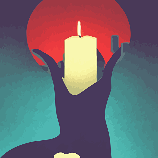 illustration beautiful scented candles close photo cozy interior candle lighting shadow play light refraction mirror glowing art deco painting tom whalen trending behance art deco digital illustration storybook illustration grainy texture flat shading vector art airbrush pastel watercolor poster