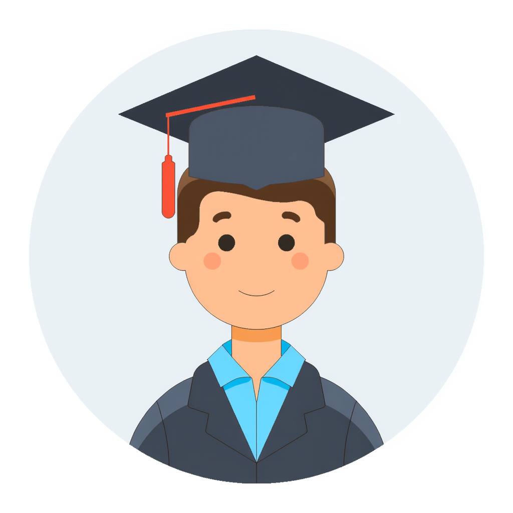 a man graduating from college