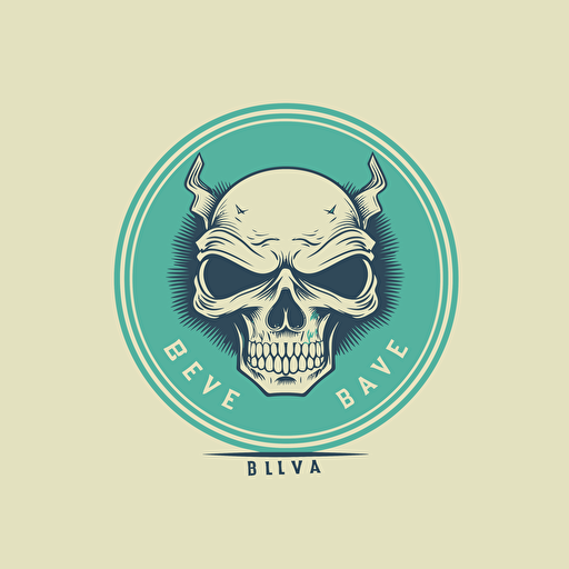 modern minimalist vector logo "Beware"