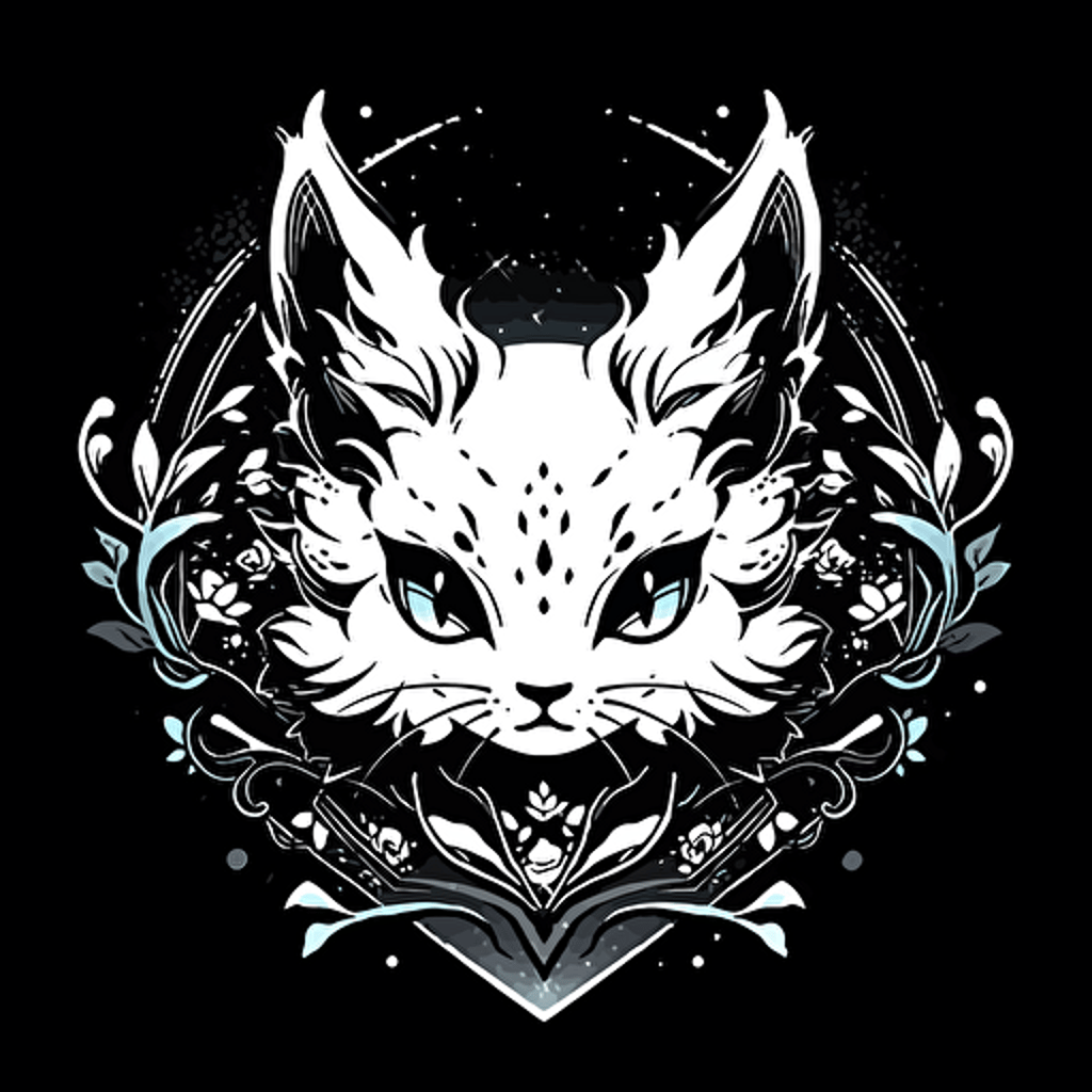 A monochromatic cat icon, using grayscale tones and a pop of color to create a visually engaging and stylish design, vector illustration,