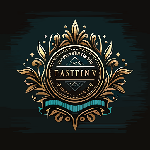 award badge logo, vector simple