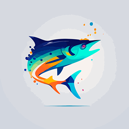 flat, minimalistic, abstract, vector, colorful logo of a media company called "wahoo". Don't add wahoo fish in the logo.