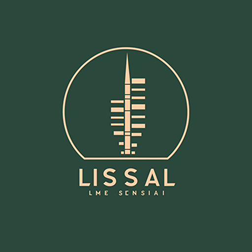 lost signal text logo, simple, minimal, vector