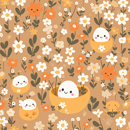 cute vector wallpapers of littile miniature flowers