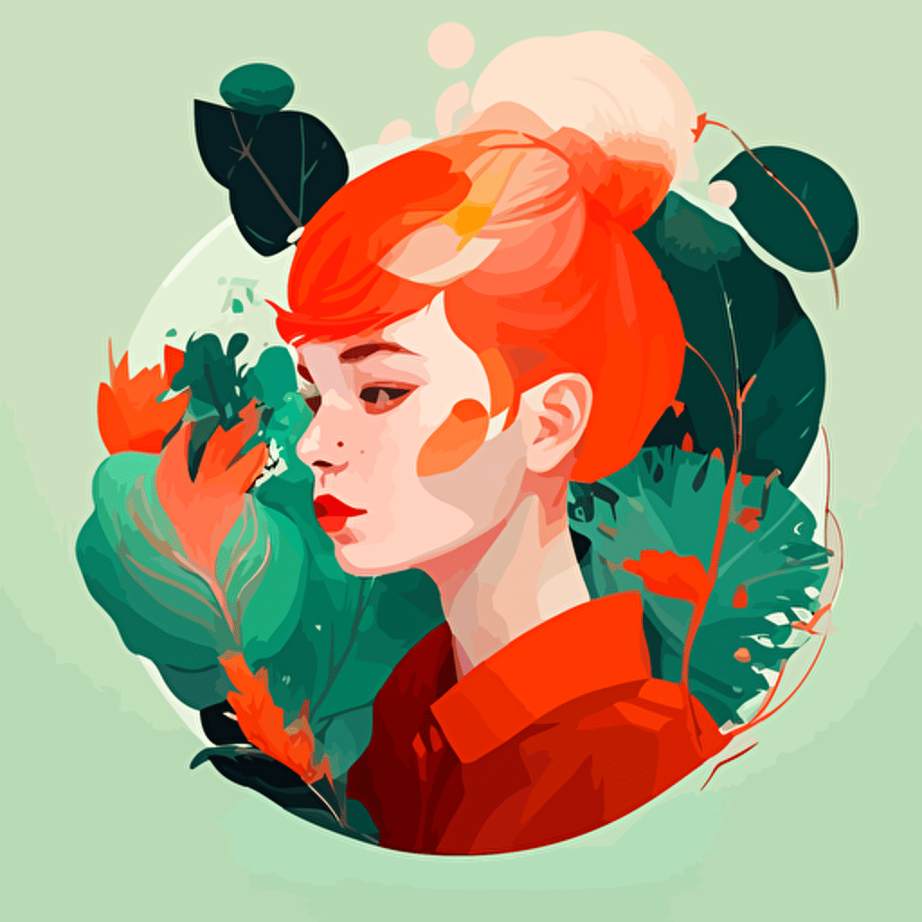 art ilusstration, vector inspired illustrator Abbey Lossing