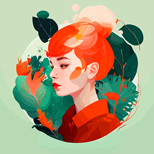 art ilusstration, vector inspired illustrator Abbey Lossing