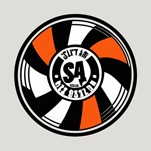 vector style logo based on the Two-Tone records ska logo