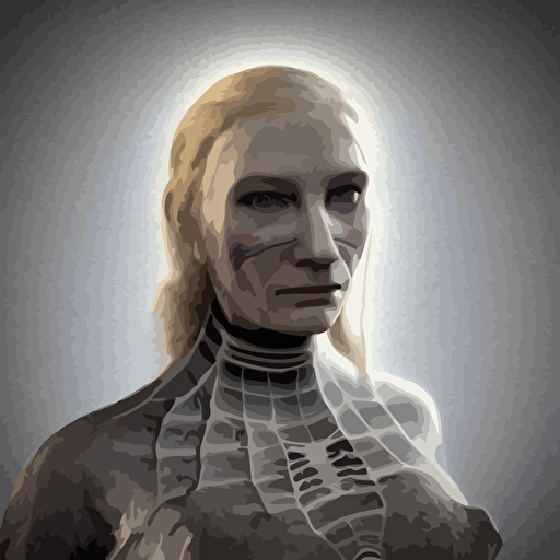 1860 photo ancient fractal spider woman demon cate blanchett ray trace 3d pbr