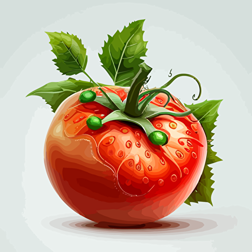vector style tomato
