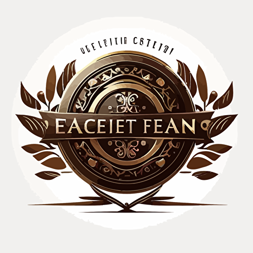 an ultra clean vector logo for a design studio for film, tv, book design, on white background, highly detailed