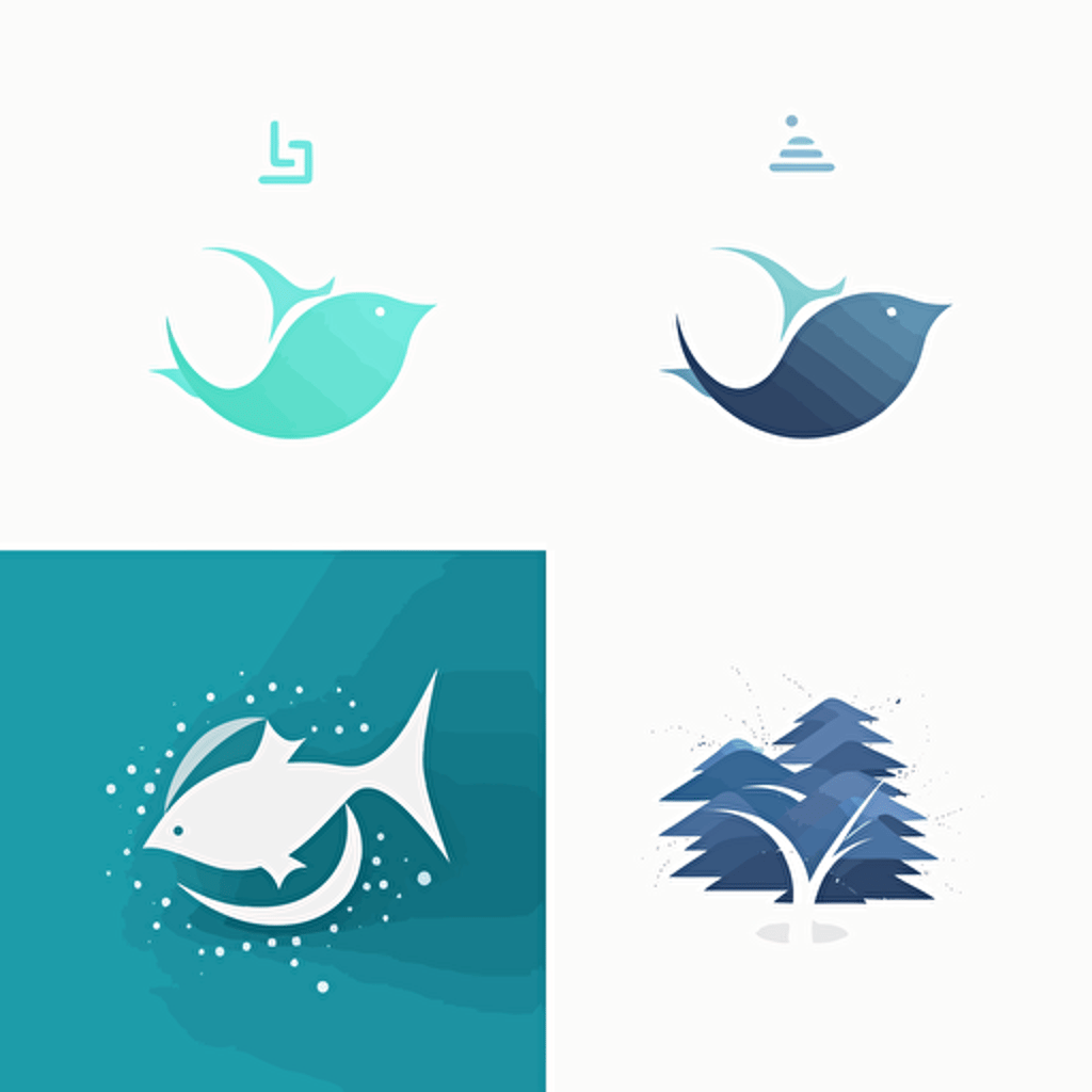 design a minimalist vector logo for a company that specializes in environmental data visualisation