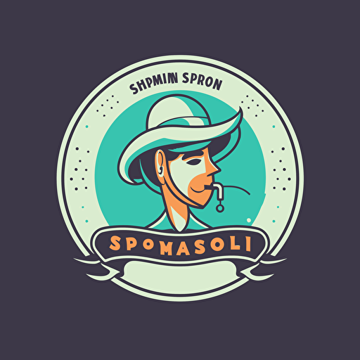 new profession softskills harmony logo, vector, flat 2d, company logo, sing style