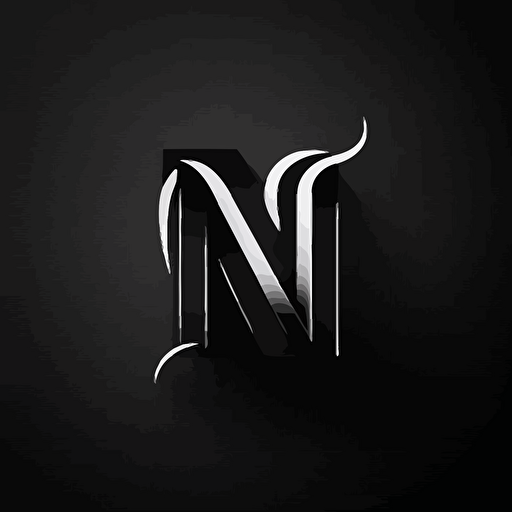 simple brand logo, letter M, letter N, letter R, logo, vector logo, vector design, logo design, design ideas, black and white, classic cool design