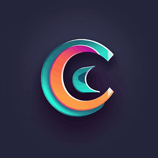 letter c logo vector style