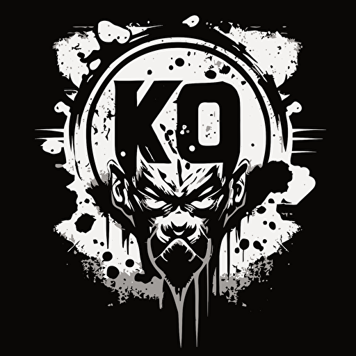 Ko Logo Vector Art