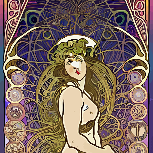 source future growth dramatic elaborate emotive art nouveau styles emphasise beauty transcendental seamless pattern symmetrical large motifs alphonse mucha 8k image supersharp metallic reflective surfaces glittery iridescent black rainbow colors gold accents perfect symmetry pearlescent high definition sci fi octane render maya houdini light shadows reflections photorealistic masterpiece smooth gradients high contrast 3d blur sharp focus photorealistic insanely detailed intricate cinematic lighting octane render epic scene 8 k