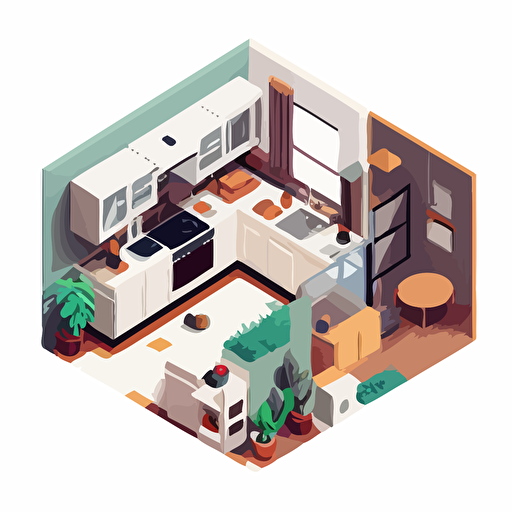 This category features vector images of apartments in various styles, showcasing interiors, exteriors, and different architectural designs. You'll find depictions of modern apartments, traditional houses, luxury penthouses, and cozy flats. Explore this category to discover vectors depicting urban living spaces and residential buildings.