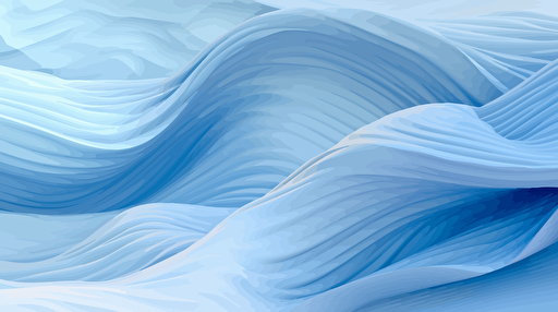 vector image, blue and white layers of translucent plastic, frosted, grain