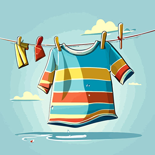 clothesline vector