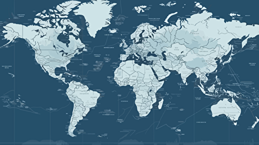 World Map, vector illustration style.