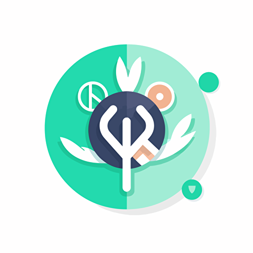 a vector logo of a healthcare marketplace company guiding consumers to find their best medicare plan