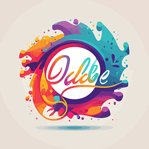 logo for disabled care, vector, colorful