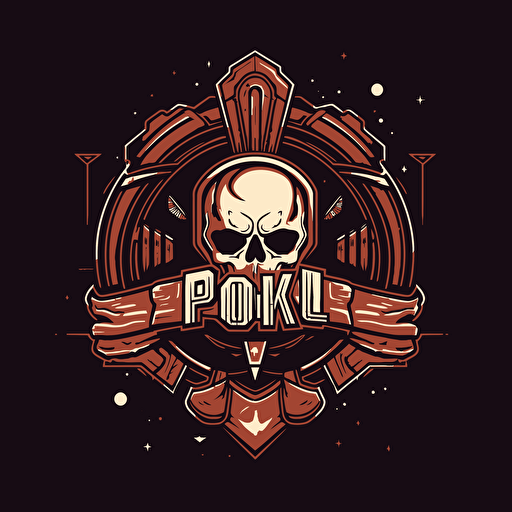 a branding logo,vector logo for a youtube channel called PLOK SHOW which is about video games and movies. The logo should be modern, reliable, futuristic, Flat logo, minimalist but with creative, creative and impressive.
